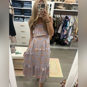 Rebecca Taylor Emilia Print Silk Jacquard Dress